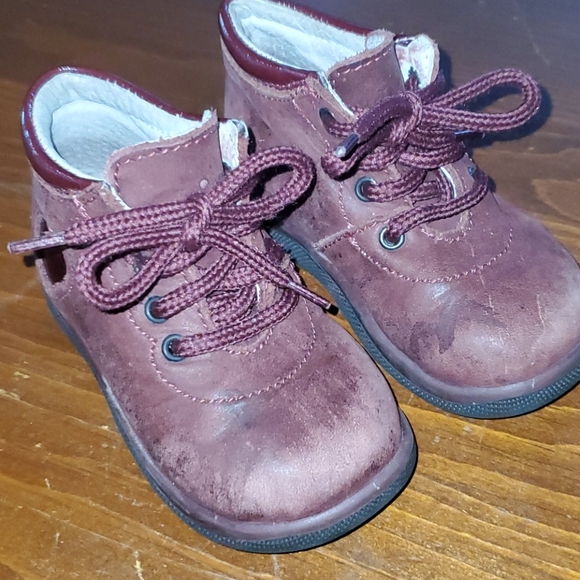 Really leather booties from Italy